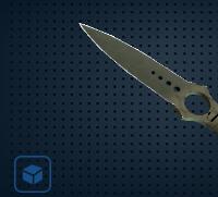 【平台担保 steam平台-CS2装备皮肤交易】骷髅匕首（★） | 狩猎网格 (久经沙场)【自动发货 0秒入库】