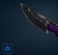 【平台担保 steam平台-CS2装备皮肤交易】穿肠刀（★） | 致命紫罗兰 (久经沙场)【自动发货 0秒入库】