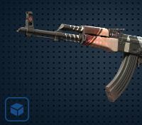 【平台担保 steam平台-CS2装备皮肤交易】AK-47 | 交叉渐变 (崭新出厂)【自动发货 0秒入库】