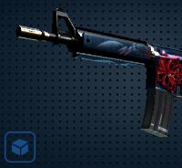 【平台担保 steam平台-CS2装备皮肤交易】M4A4 | 彼岸花 (略有磨损)【自动发货 0秒入库】