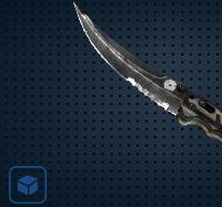 【平台担保 steam平台-CS2装备皮肤交易】折叠刀（★） | 黑色层压板 (久经沙场)【自动发货 0秒入库】